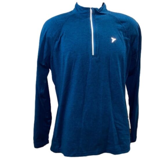 Old Navy Active  Go Dry Men’s 1/4 Zip Long Sleeve Blue Pullover Jacket (Size XL) - Picture 1 of 7